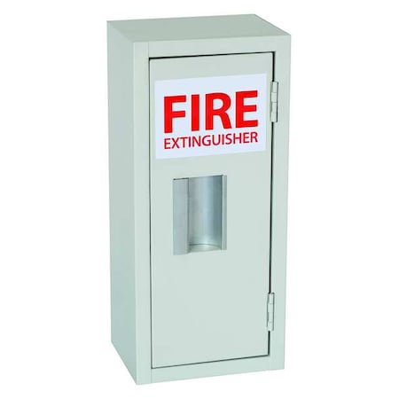 Zoro Select Fire Extinguisher Cabinet, Surface Mount, 17 15/16 in Height, 5 lb 35GX42