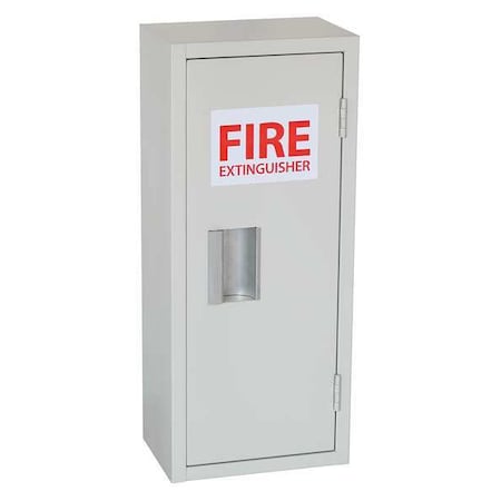 Zoro Select Fire Extinguisher Cabinet, Surface Mount, 23 5/8 in Height, 10 lb 35GX43