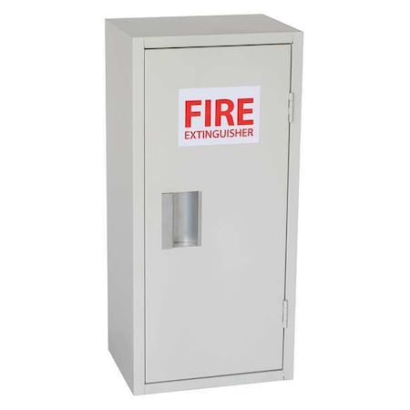 Zoro Select Fire Extinguisher Cabinet, Surface Mount, 25 9/16 in Height, 20 lb 35GX44