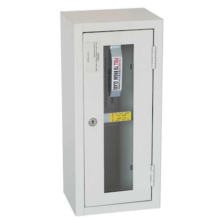 Zoro Select Fire Extinguisher Cabinet, Surface Mount, 17 15/16 in Height, 5 lb 35GX48