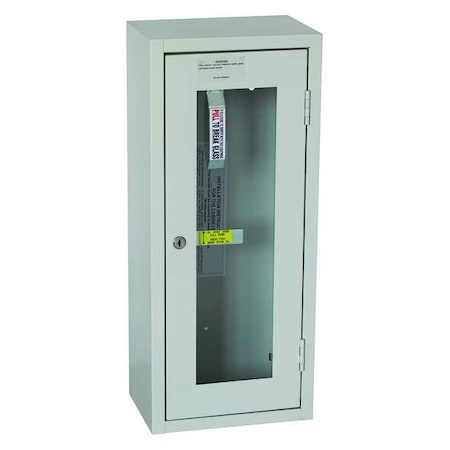 Zoro Select Fire Extinguisher Cabinet, Surface Mount, 23 5/8 in Height, 10 lb 35GX49