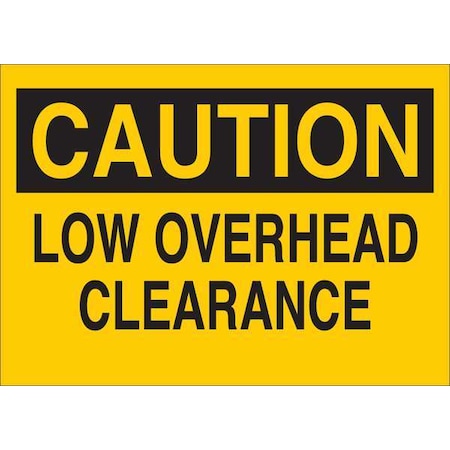 Zoro Select Caution Sign, 7 in Height, 10 in Width, Vinyl, English 34GM13