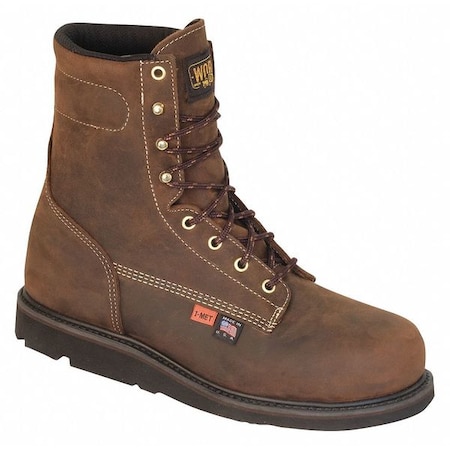 THOROGOOD SHOES Size 8 Men's 8 in Work Boot Steel Work Boot, Brown I708