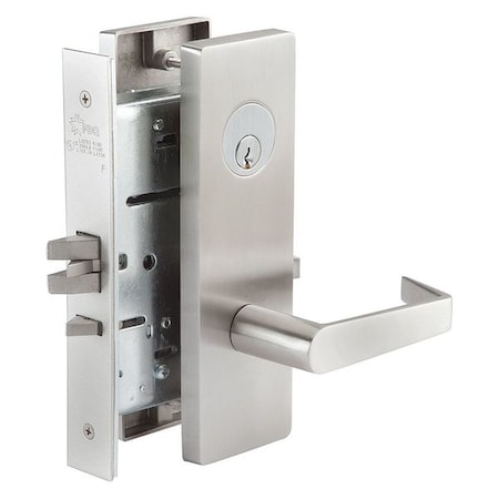 Pdq Electric Mortise Lock MR Escutcheon, Ser. MR, Grd. 1, Institution MR200PJEW630RHDSCC