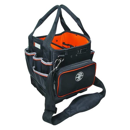 KLEIN TOOLS Tool Bag, Tradesman Pro™ Tool Tote, 40 Pockets, 10-Inch 5541610-14