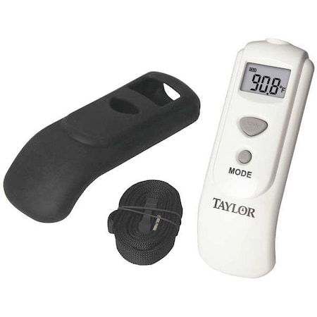 Taylor Infrared Thermometer, Yes Laser Sighting Fixed 0.95, -67 Degrees  to 428 Degrees F, LCD 9527