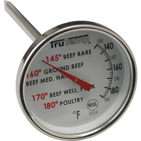 Taylor 4" Analog Meat Thermometer with 120 to 190 (F) 3504