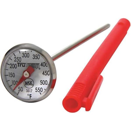 Taylor 5" Analog Pocket Test Chef Thermometer with 50 to 550 (F) 3517