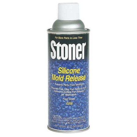Stoner Silicone Mold Release, 12 oz, Aerosol Can E206
