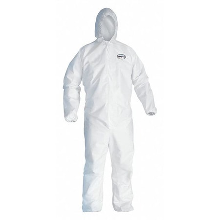 Kleenguard Hooded Disposable Coveralls, XL, PK25 41506