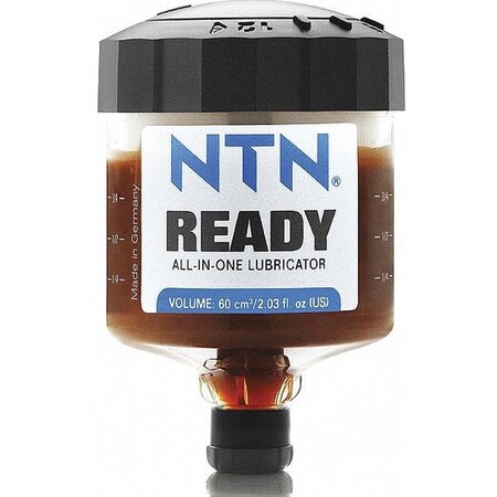 Ntn Lubricator, 60cc, Mobil XHP 222 Sp, PK10 LUB-RDYKT60-115