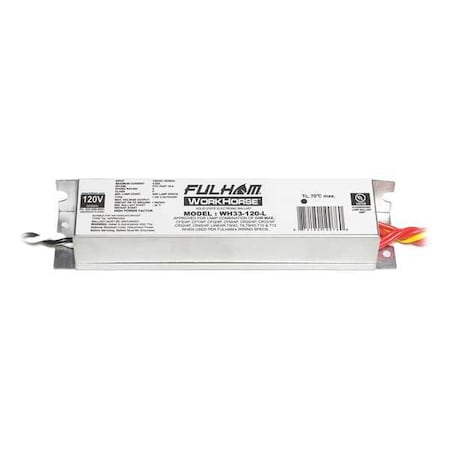 Fulham 5 to 64 Watts, 1, 2, 3, or 4 Lamps, Electronic Ballast WH33-120-L