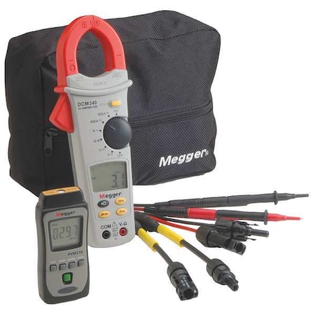 Megger Photovoltaic Kit, 1999 W/m2, DCM Meter PVK330