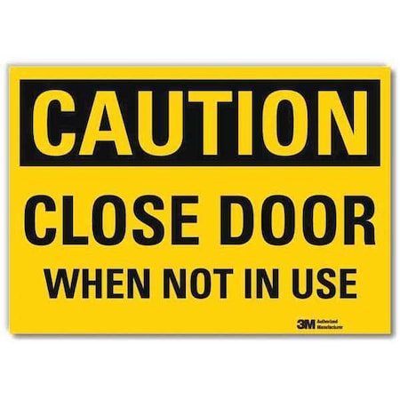 Lyle Safety Sign, 5 in Height, 7 in Width, Reflective Sheeting, Horizontal Rectangle, English U4-1132-RD_7X5