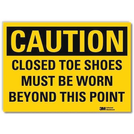Lyle Safety Sign, 5 in Height, 7 in Width, Reflective Sheeting, Horizontal Rectangle, English U4-1133-RD_7X5