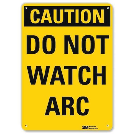Lyle Caution Sign, 10" W, 14" H, 0.040" Thick, U4-1211-NA_10x14 U4-1211-NA_10x14
