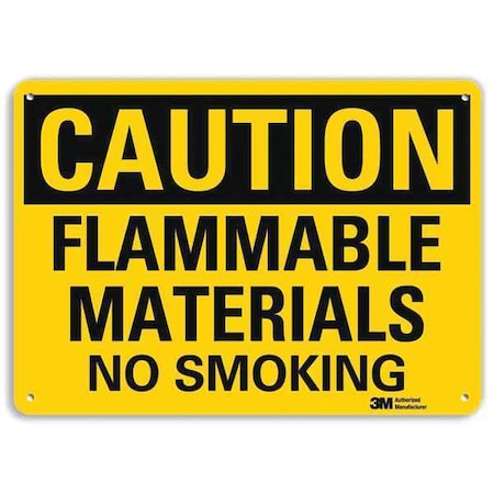 Lyle Caution Sign, 7" H, 10" W, Vertical Rectangle, English, U4-1313-NA_10x7 U4-1313-NA_10x7