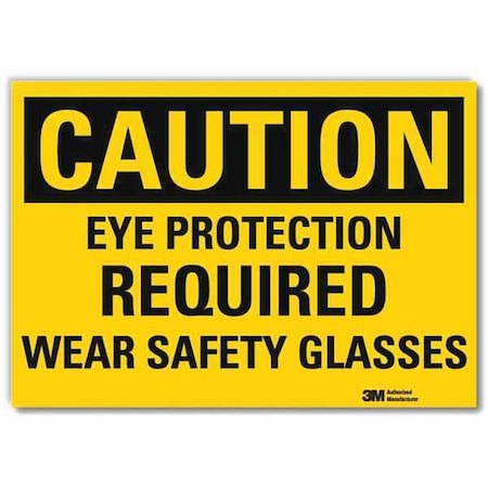 Lyle Safety Sign, 10 in W, 7 in H, Reflective Sheeting, Yellow U4-1291-RD_10X7