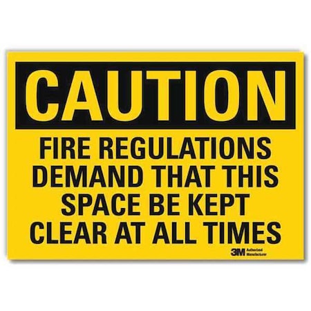 Lyle Safety Sign, 10 in Height, 14 in Width, Reflective Sheeting, Horizontal Rectangle, English U4-1308-RD_14X10
