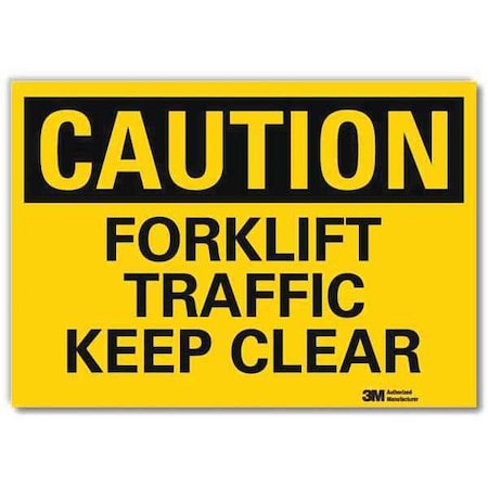 Lyle Safety Sign, 10 in H, 14 in W, Reflective Sheeting, Horizontal Rectangle, English, U4-1327-RD_14X10 U4-1327-RD_14X10