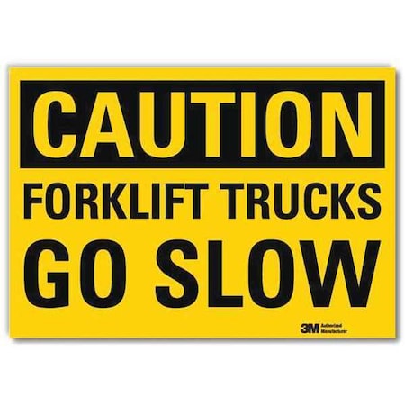 Lyle Safety Sign, 10 in H, 14 in W, Reflective Sheeting, Horizontal Rectangle, English, U4-1330-RD_14X10 U4-1330-RD_14X10