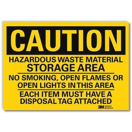 Lyle No Smoking Sign, 5 in H, 7 in W, Reflective Sheeting, Horizontal Rectangle, English, U4-1381-RD_7X5 U4-1381-RD_7X5