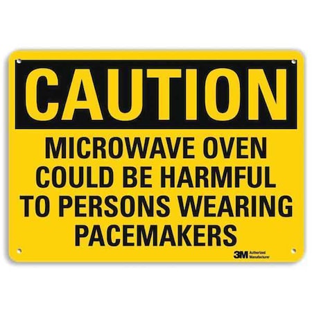 Lyle Caution Sign, 7 in Height, 10 in Width, Aluminum, Vertical Rectangle, English U4-1532-RA_10X7