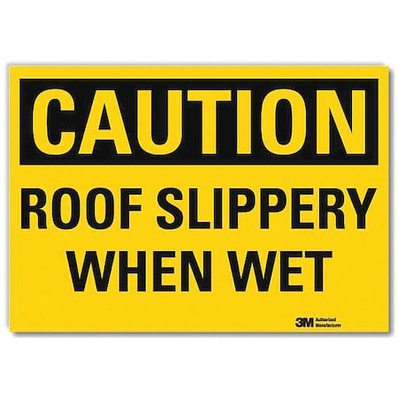 Lyle Safety Sign, 7 in Height, 10 in W, Reflective Sheeting, Vertical Rectangle, English, U4-1635-RD_10X7 U4-1635-RD_10X7