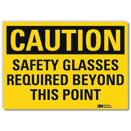 Lyle Safety Sign, 14 in W, 10 in H, Reflective Sheeting, Yellow U4-1649-RD_14X10