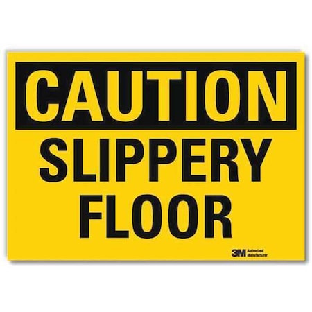 Lyle Safety Sign, 5 in H, 7 in Width, Reflective Sheeting, Horizontal Rectangle, English, U4-1667-RD_7X5 U4-1667-RD_7X5