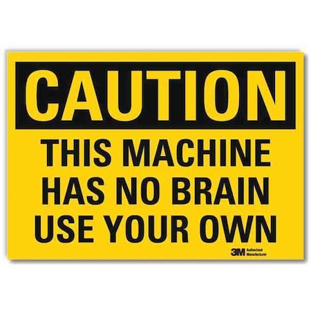 Lyle Safety Sign, 10 in H, 14 in W, Reflective Sheeting, Horizontal Rectangle, English, U4-1710-RD_14X10 U4-1710-RD_14X10