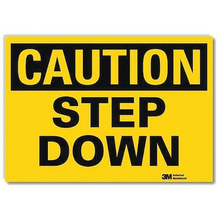 Lyle Safety Sign, 10 in H, 14 in W, Reflective Sheeting, Horizontal Rectangle, English, U4-1688-RD_14X10 U4-1688-RD_14X10