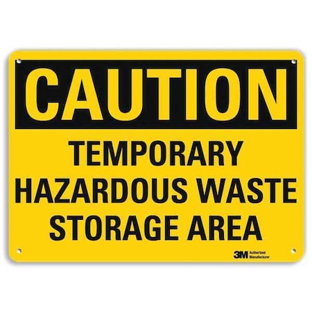 Lyle Caution Sign, 7 in H, 10 in W, Vertical Rectangle, English, U4-1696-NA_10x7 U4-1696-NA_10x7