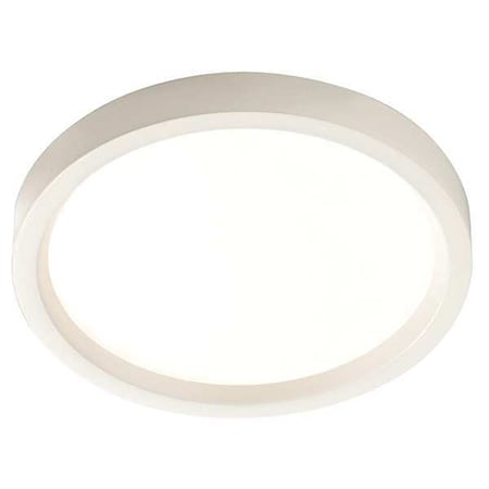 Lightolier SqrLEDSlimDwnlit, 5.5in, 650lm, Wht, Plstc S5R830K7