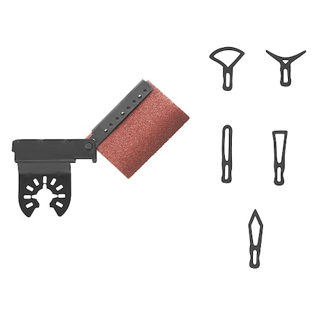 Dremel Contour Sanding Accessory, Rubber, 15 pcs. MM730