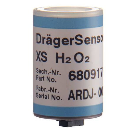 Draeger Gas Sensor, Hydrgn Peroxide, 0 to 30.0 ppm 6809170