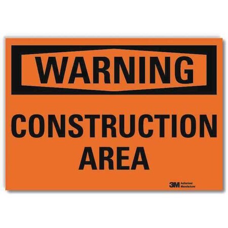 Lyle Warning Sign, 10 in Height, 14 in Width, Reflective Sheeting, Horizontal Rectangle, English U6-1044-RD_14X10
