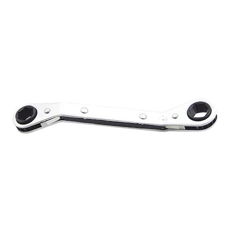 Lang Offset Ratchet Box Wrench 1/2x9/16, 6 Pt ROW-1618