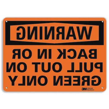 Lyle Warning Sign, 7" H, 10" W, Vertical Rectangle, English, U6-1034-NA_10x7 U6-1034-NA_10x7