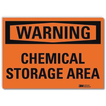 Lyle Warning Sign, 7 in H, 10 in W, Vertical Rectangle, English, U6-1041-RD_10X7 U6-1041-RD_10X7