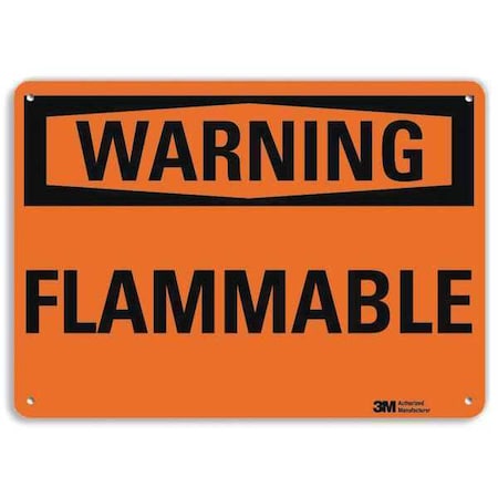 Lyle Warning Sign, 7 in H, 10 in W, Vertical Rectangle, English, U6-1089-RA_10X7 U6-1089-RA_10X7