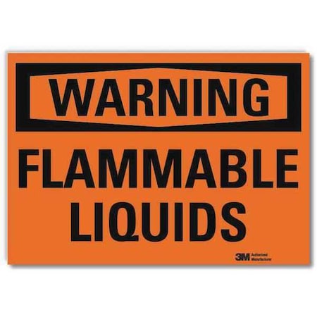 Lyle Warning Sign, 5 in H, 7 in W, Horizontal Rectangle, English, U6-1092-RD_7X5 U6-1092-RD_7X5