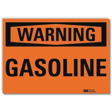 Lyle Warning Sign, 7 in H, 10 in W, Vertical Rectangle, English, U6-1096-RD_10X7 U6-1096-RD_10X7