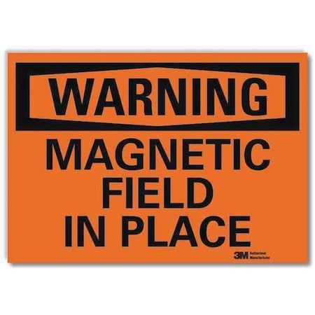 Lyle Radiation & Laser Sign, 5 in H x 7 in W, Reflective Sheeting, Horizontal Rectangle U6-1157-RD_7X5