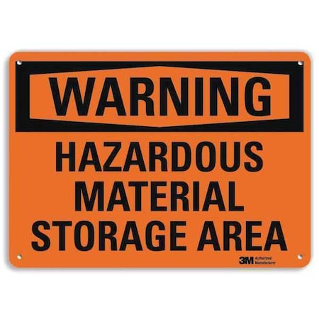 Lyle Warning Sign, 10 in H, 14 in W, Vertical Rectangle, English, U6-1110-RA_14X10 U6-1110-RA_14X10