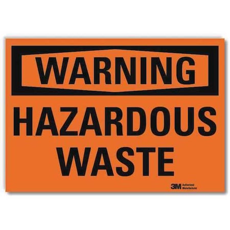 Lyle Security Sign, 5 in H, 7 in W, Horizontal Rectangle, English, U6-1111-RD_7X5 U6-1111-RD_7X5