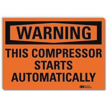 Lyle Security Sign, 10 in Height, 14 in Width, Reflective Sheeting, Horizontal Rectangle, English U6-1240-RD_14X10