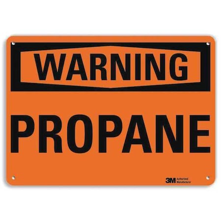 Lyle Warning Sign, 10 in H, 14 in W, Vertical Rectangle, English, U6-1207-RA_14X10 U6-1207-RA_14X10
