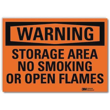 Lyle No Smoking Sign, 5 in H, 7 in W, Reflective Sheeting, Horizontal Rectangle, English, U6-1229-RD_7X5 U6-1229-RD_7X5