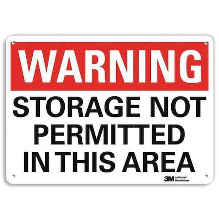 Lyle Warning Sign, 10 in H, 14 in W, Horizontal Rectangle, English, U6-1230-NA_14x10 U6-1230-NA_14x10